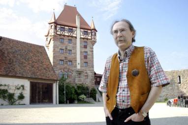 Gerd Scherm- Turmschreiber auf burg Abenberg