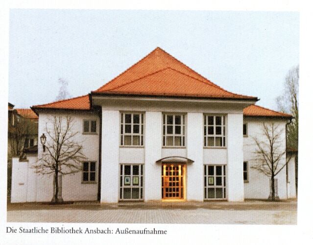 Lesesaal Bibliothek Ansbach