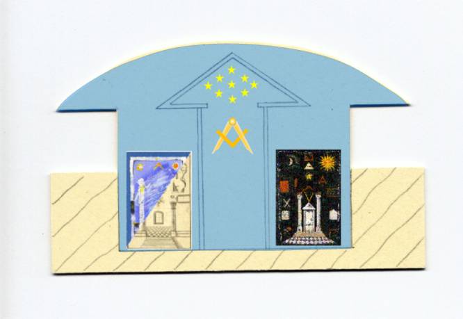 Gerd Scherm: Entwurf für eine Tempelwand